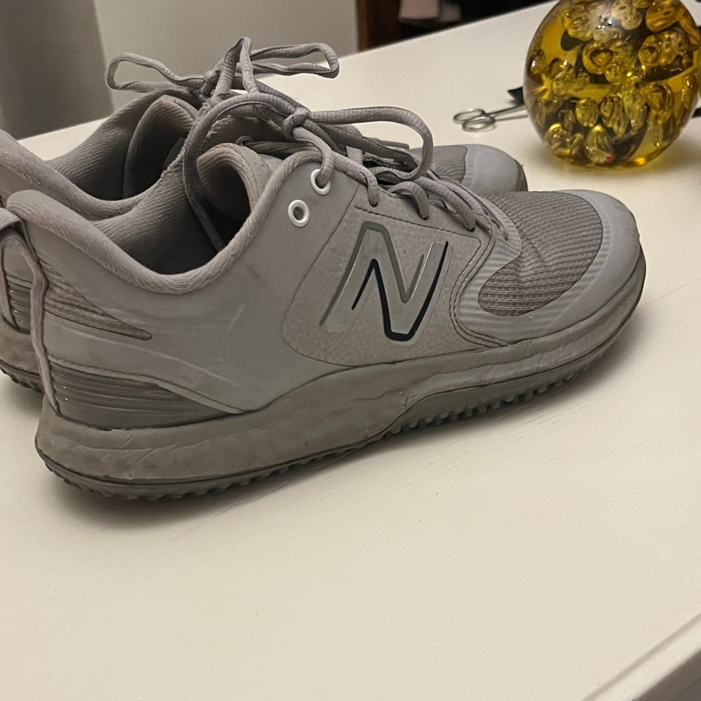 New Balance Light Gray Turf Sneakers